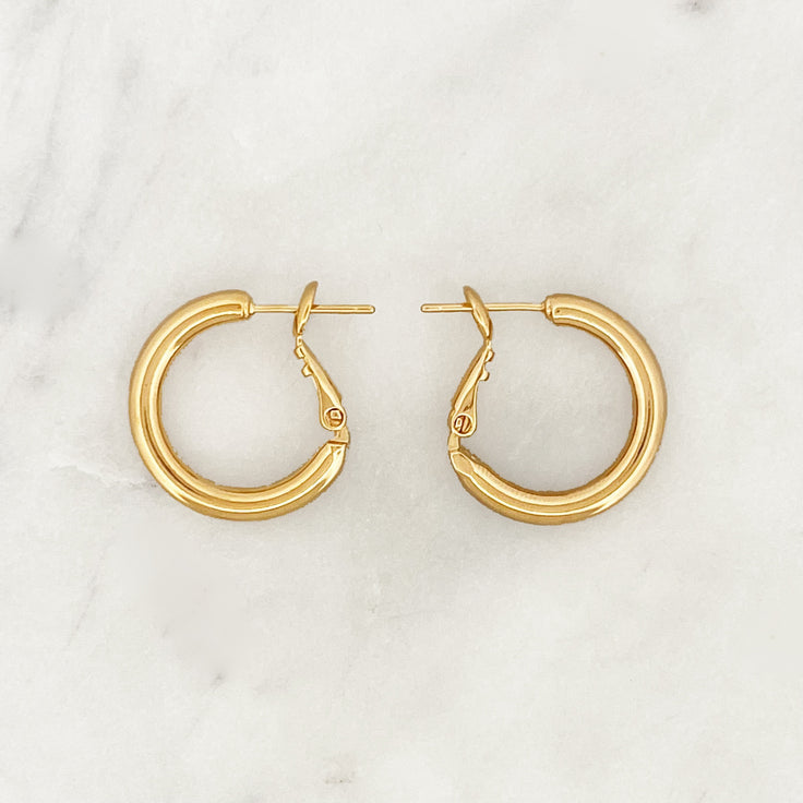 Gene Hoops Earrings