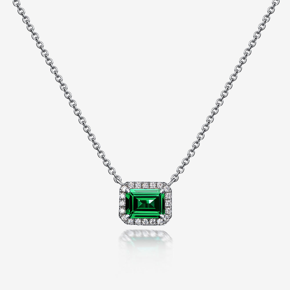 4 Sets Emerald Cut Emerald Jewelry