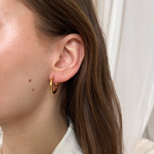 Gene Hoops Earrings