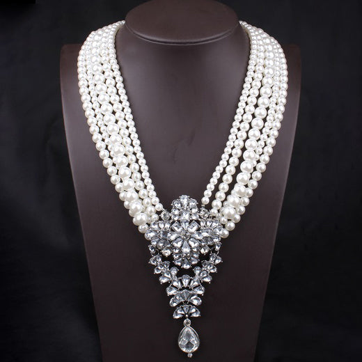 Layered Pearl Necklace