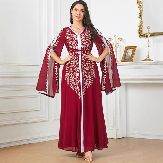 Arabic Evening Gown Abaya Dress