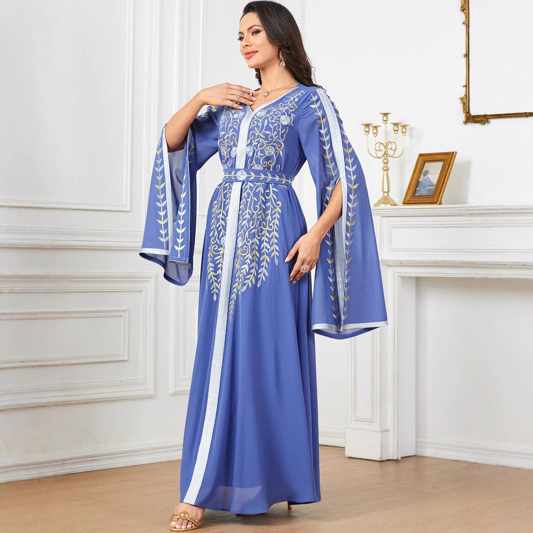 Arabic Evening Gown Abaya Dress