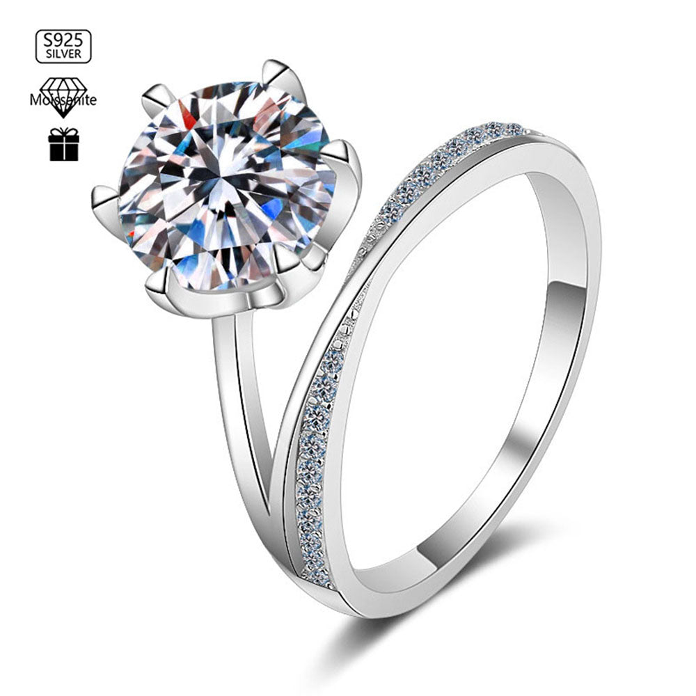 Stunna Lady Luxe Secret Garden Moissanite Ring