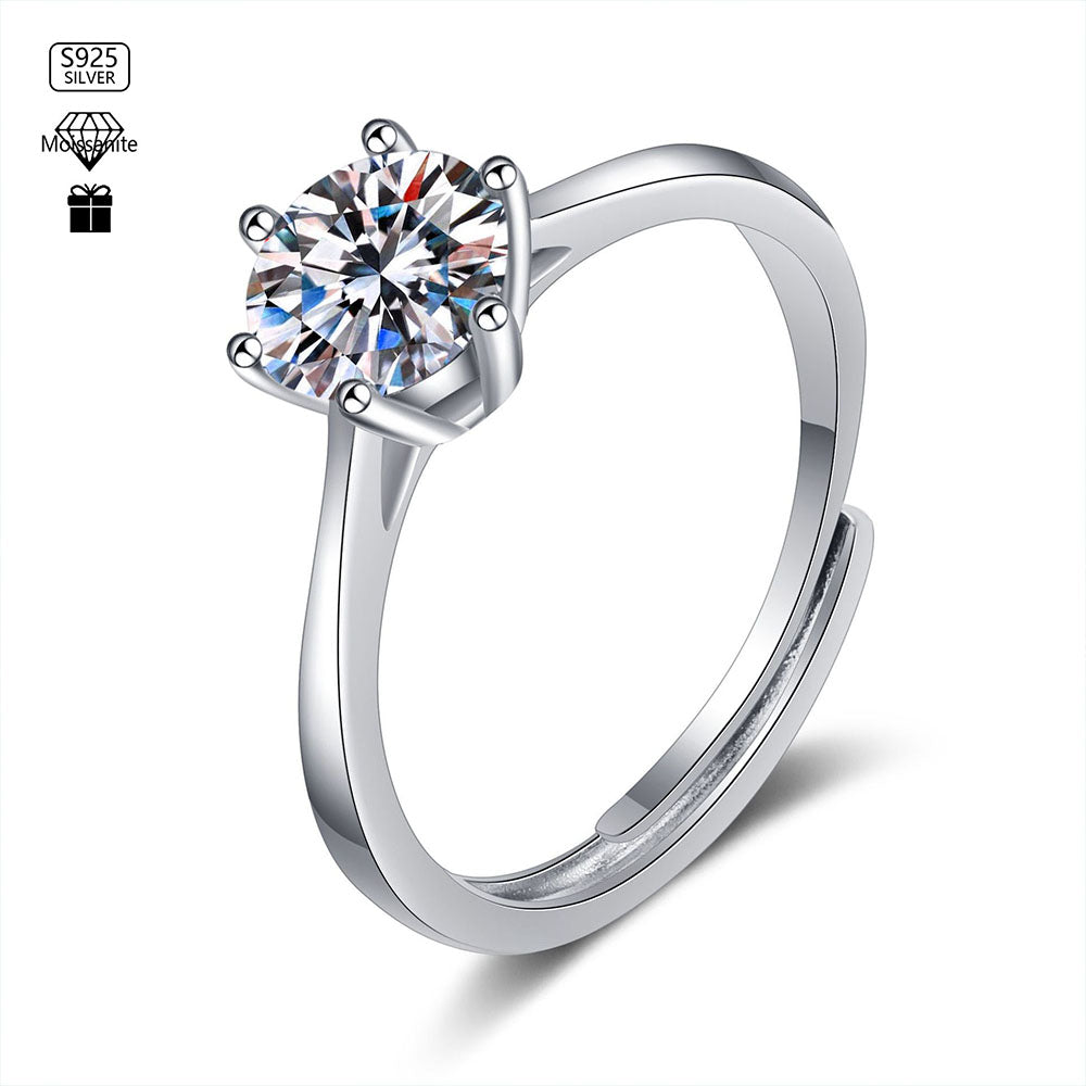 Stunna Lady Olivetta Moissanite Ring