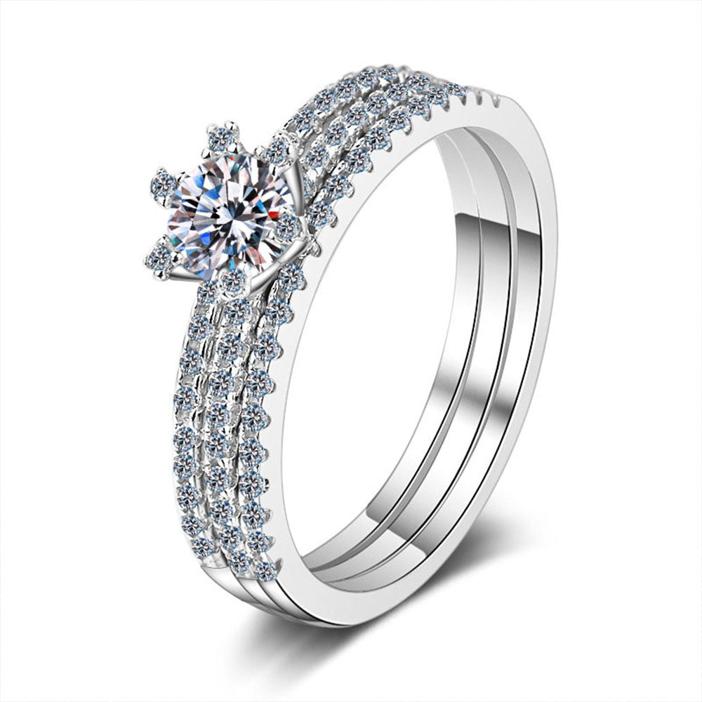 Stunna Lady 1CT Sunflower Moissanite Ring