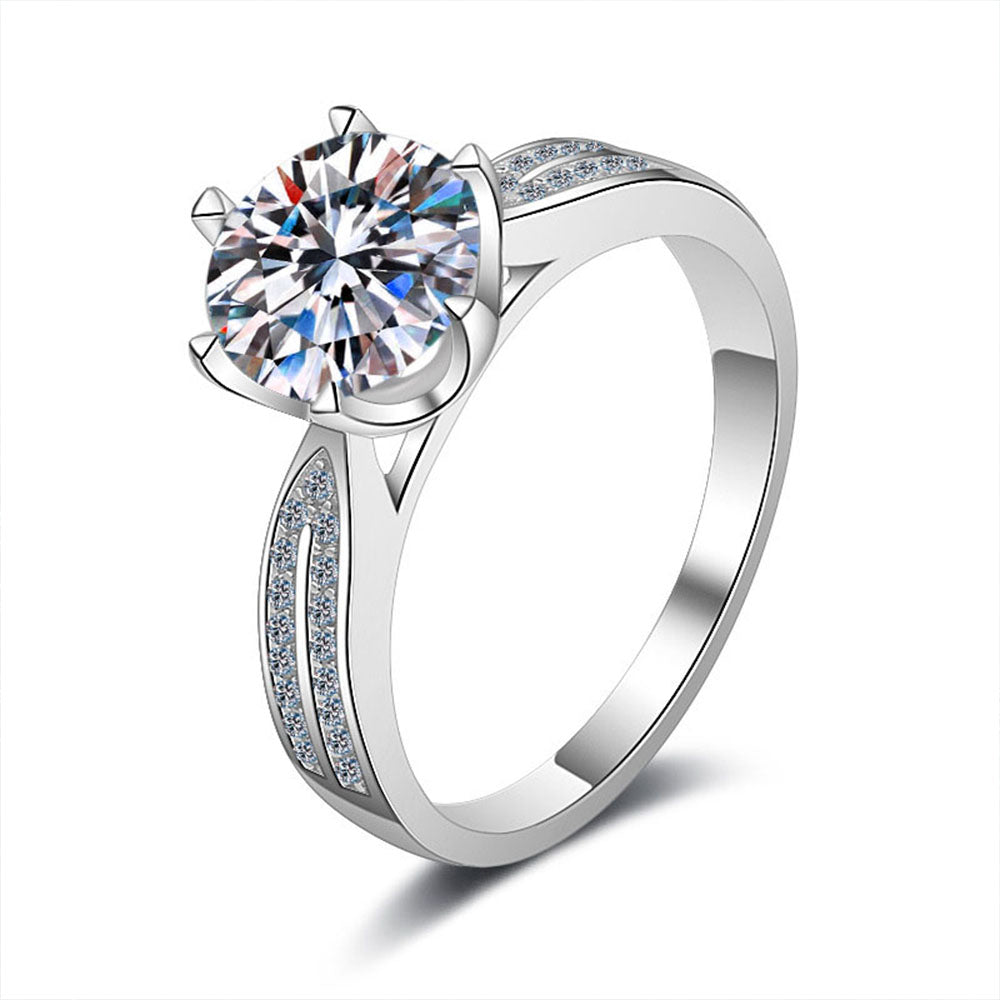 Stunna Lady 2CT Palace Halo Moissanite Ring