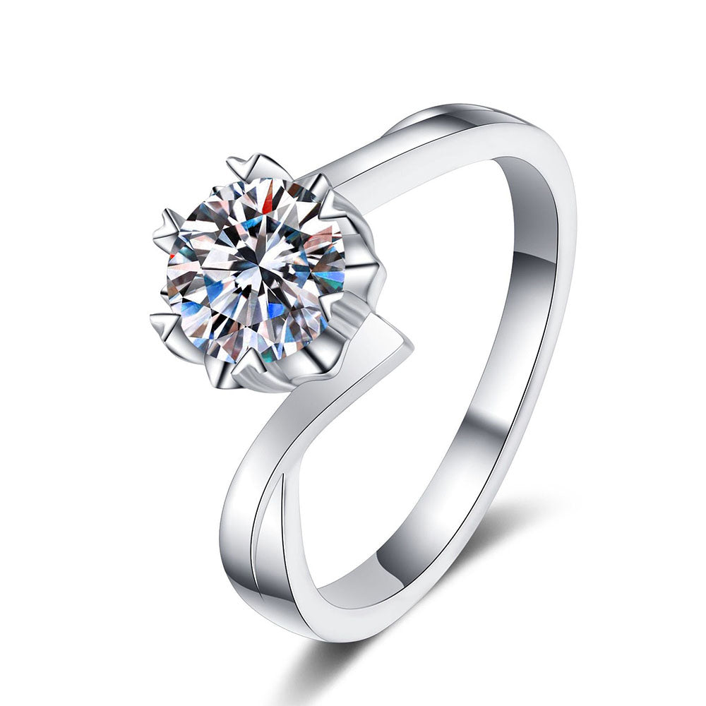 Stunna Lady 2CT Palace Halo Moissanite Ring