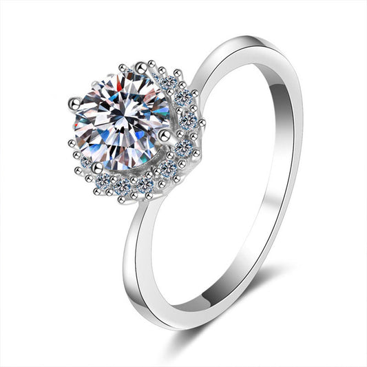 Stunna Lady 1CT Flower Garden Moissanite Ring