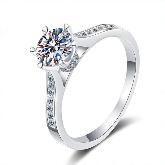 Stunna Lady 1CT Promise Prong Moissanite Ring