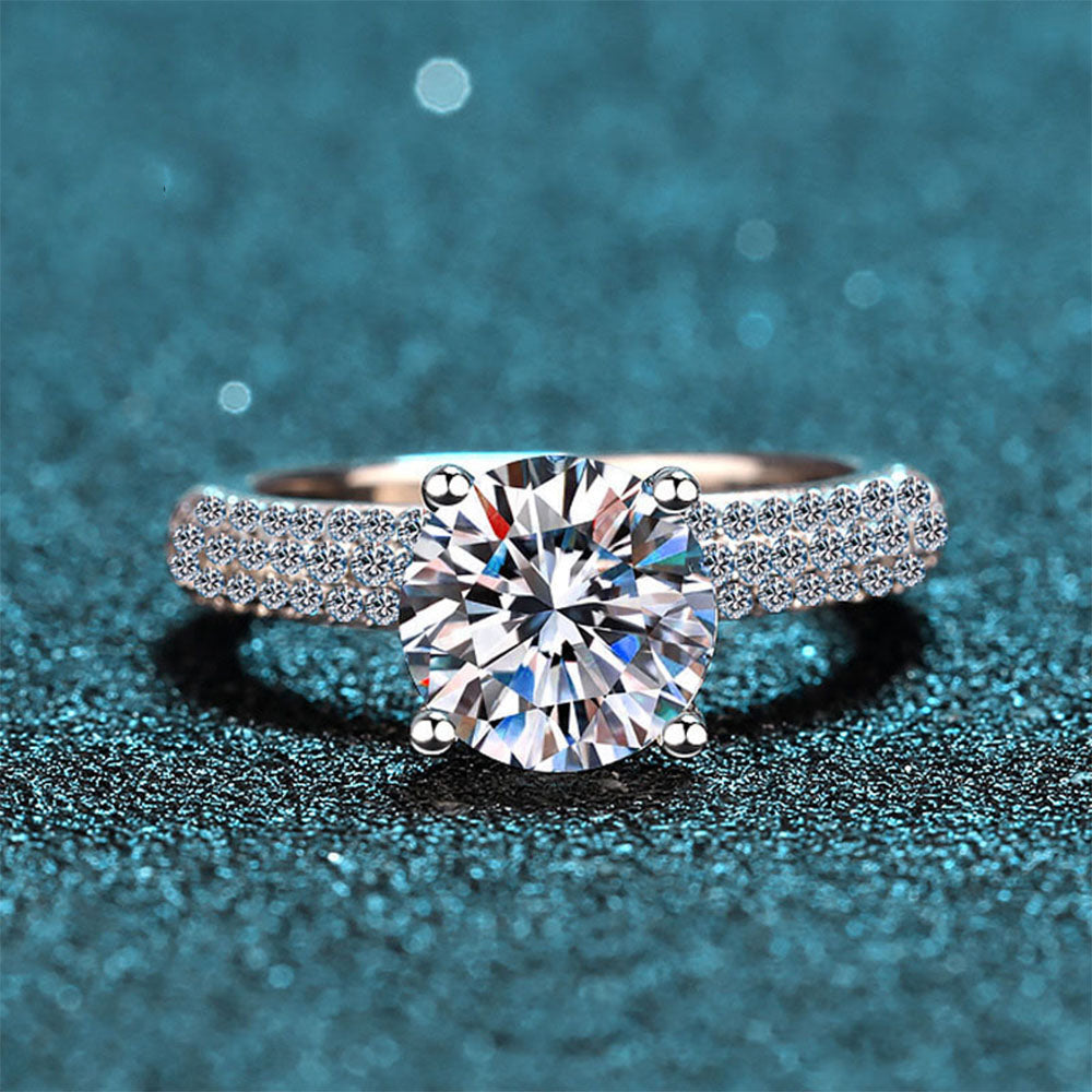 Stunna Lady 2CT Palace Halo Moissanite Ring