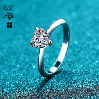 Stunna Lady Heart-Shaped Moissanite Ring