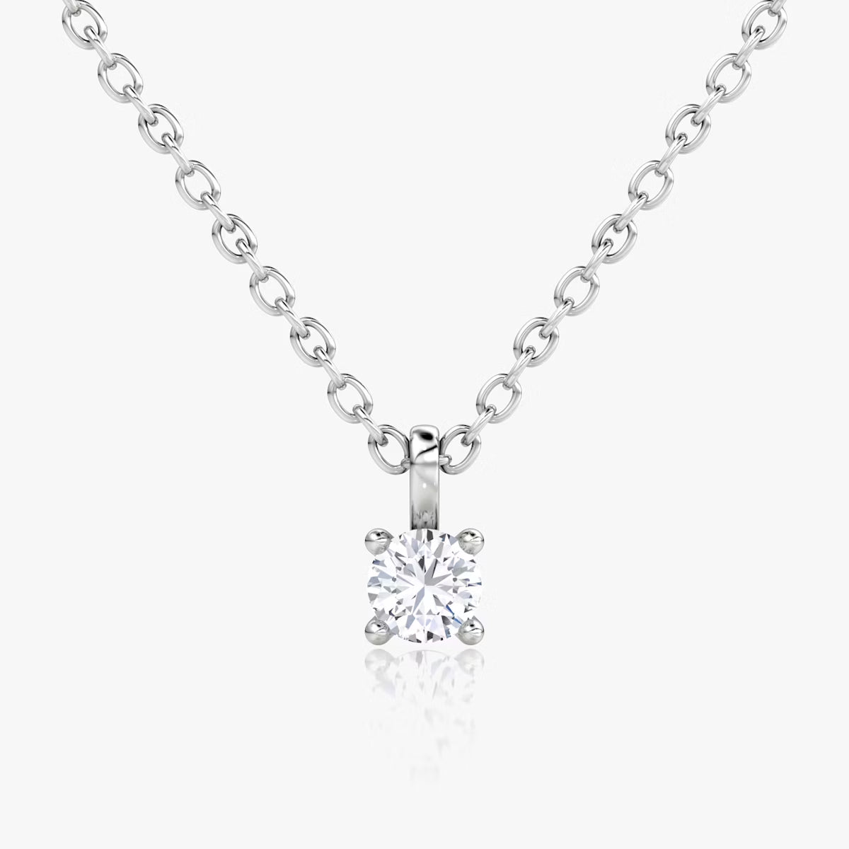 Stunna Lady 1CT Solitaire Pendant Moissanite Necklace