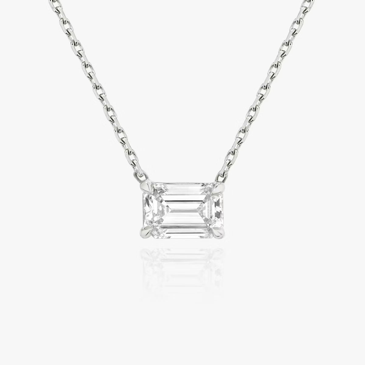 Stunna Lady 1CT Oval Cut Solitaire Moissanite Necklace