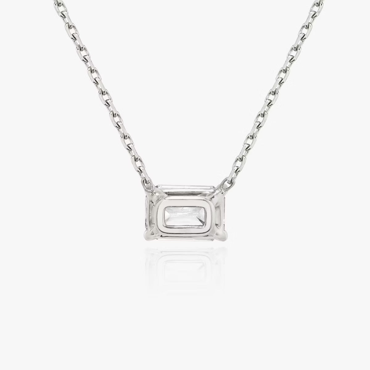 Stunna Lady 1CT Oval Cut Solitaire Moissanite Necklace