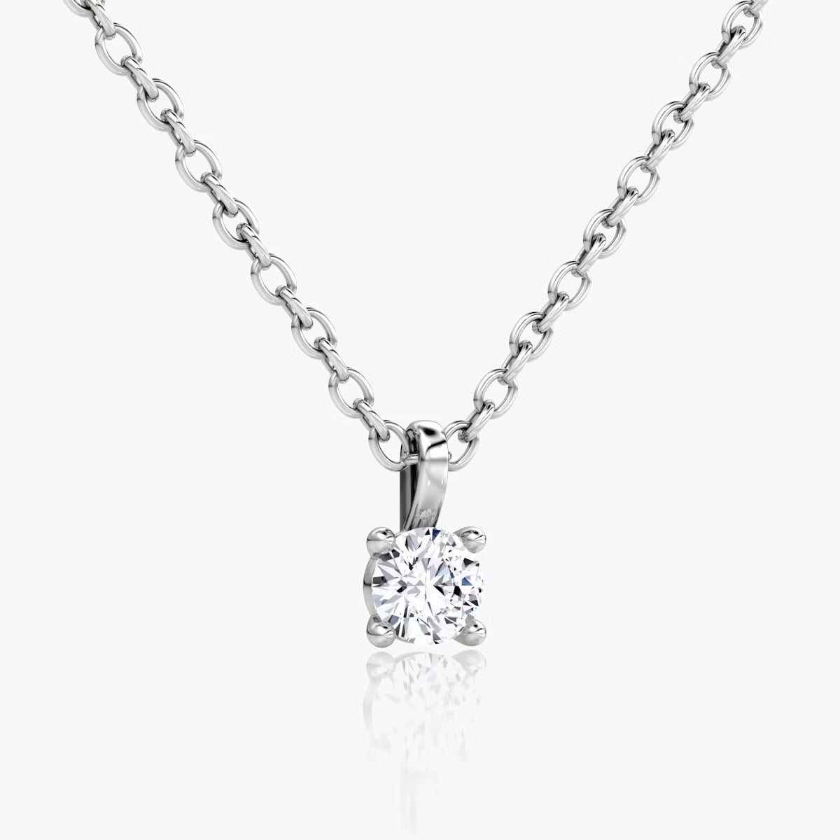 Stunna Lady 1CT Solitaire Pendant Moissanite Necklace