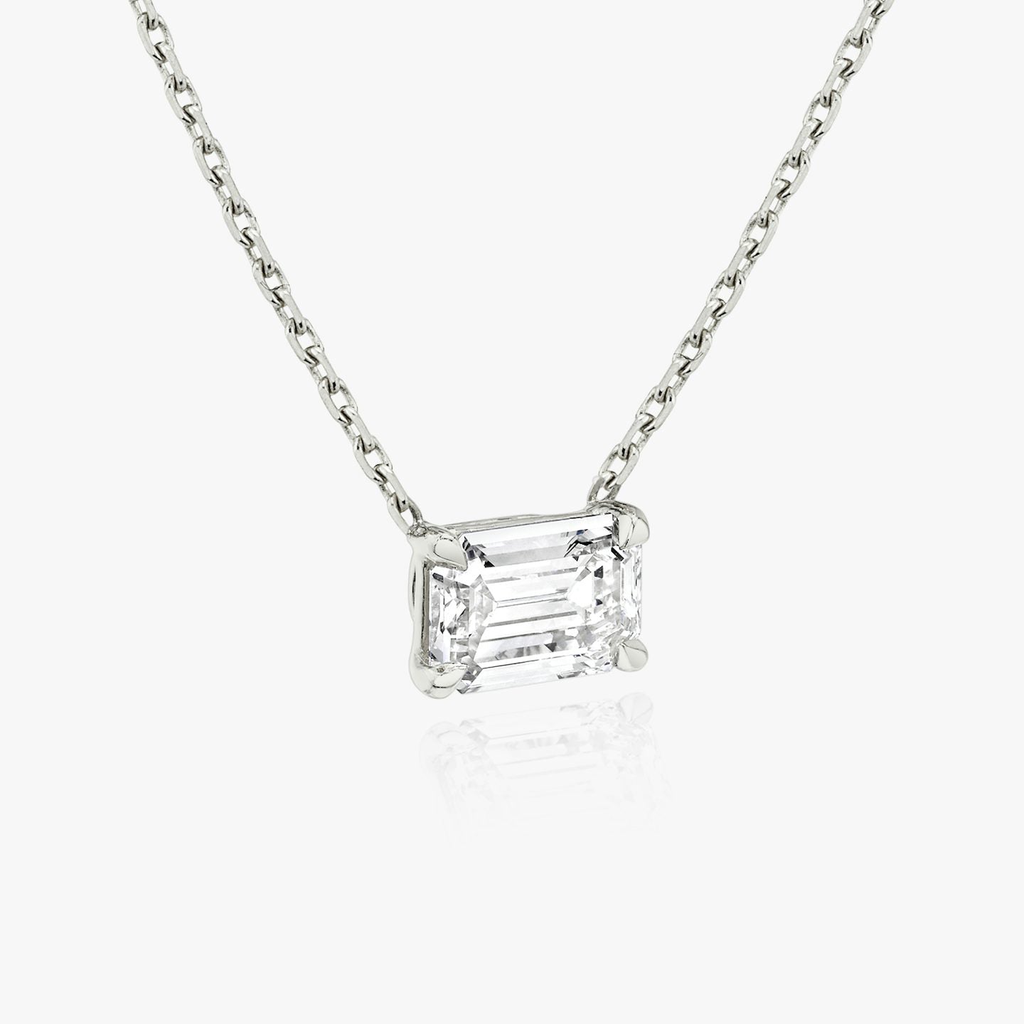 Stunna Lady 1CT Oval Cut Solitaire Moissanite Necklace